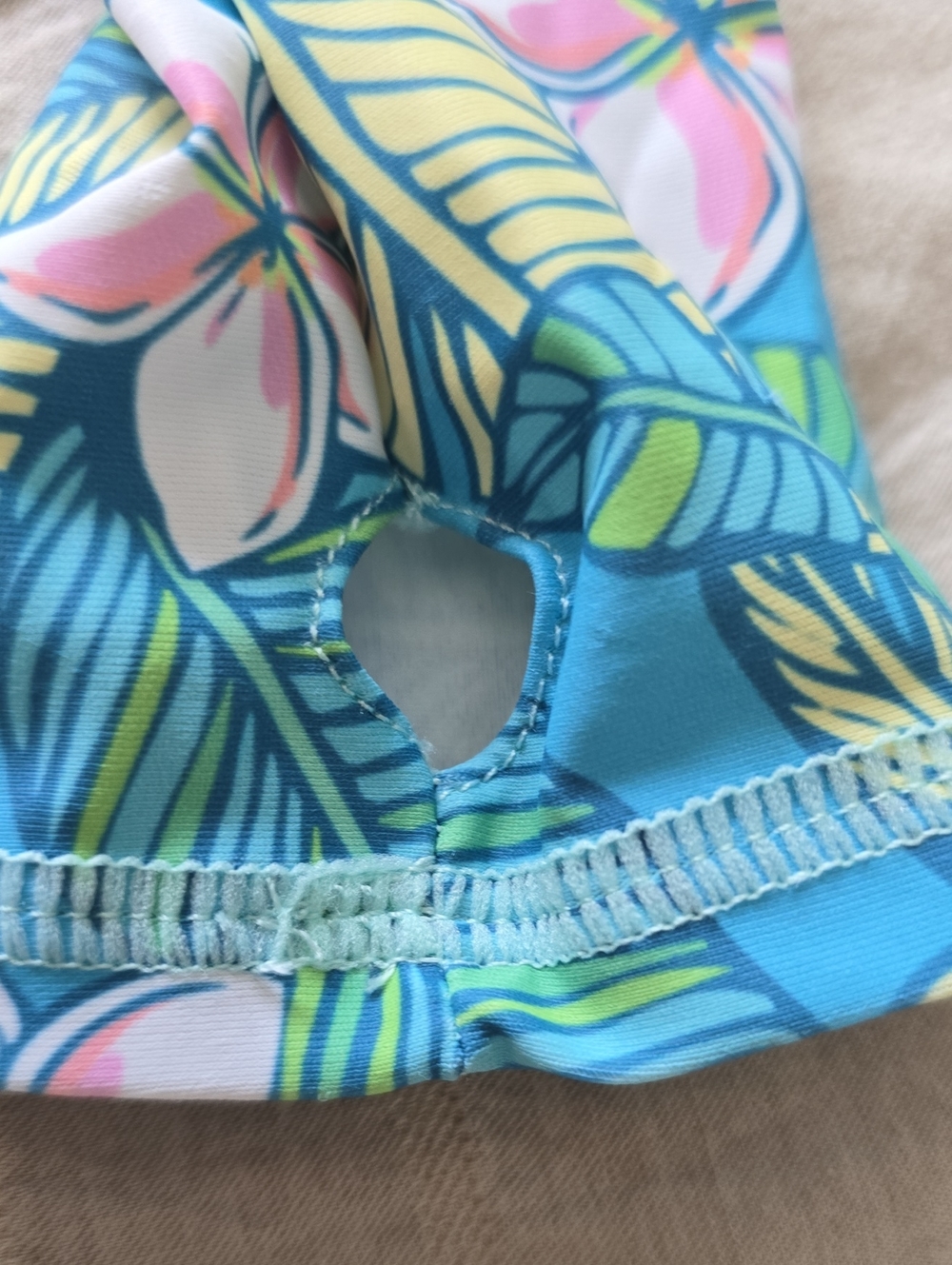 Danna Belle Girl Floral Print Rash Guard Swimsuits (Set of 2) Girls Size 12 - Picture 7 of 17